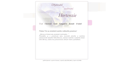 Desktop Screenshot of penzionhortenzie.cz